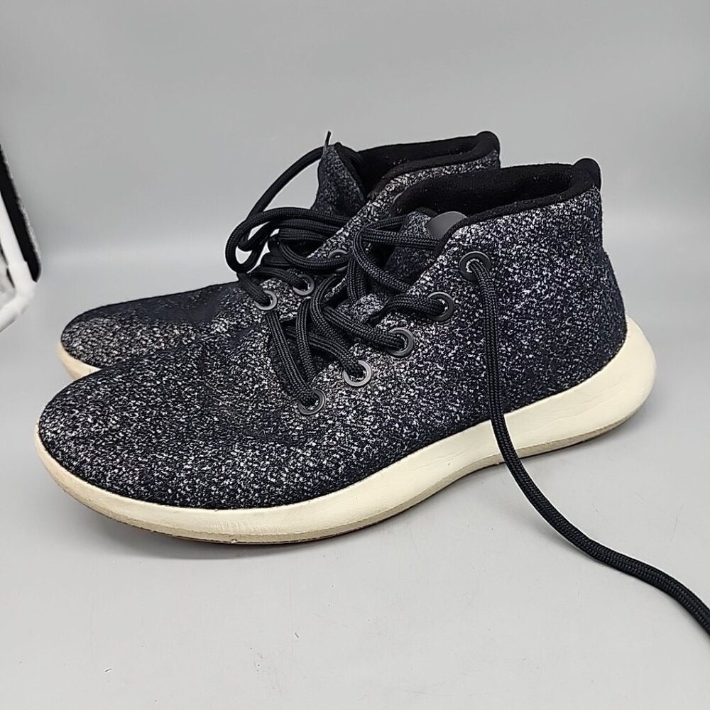 Allbirds WRUM Men's Size 11 Black Charcoal Wool Runner Up Mizzles High Top Shoes